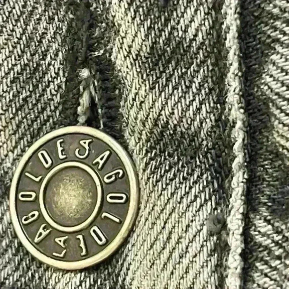 Agolde Ripley Grey Wash Straight Leg Cropped Vintage Inspired Design  size 25 - Picture 7 of 11